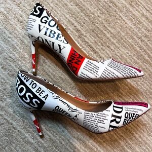 Steve Madden newspaper heel